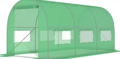 Viking Choice Drivhus^Professionel 450x200x200cm drivhus tunnel til effektiv afgrødedyrkning