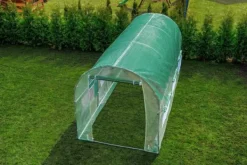 New Professionel 450x200x200cm drivhus tunnel for seriøse dyrkere - Holdbar galvaniseret stålramme, UV-bestandig overdækning, nem montering Drivhus