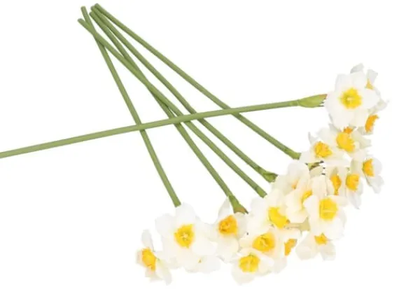 Nyplukkede Blomster^PÅSKELILLEBUKET PÅSKELILLE 41 CM 6 GRENE KUNSTIGE BLOMSTER