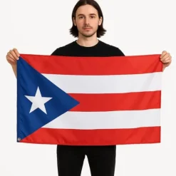 Flag & Vindposer^Puerto Ricos flag - 150 x 90 cm