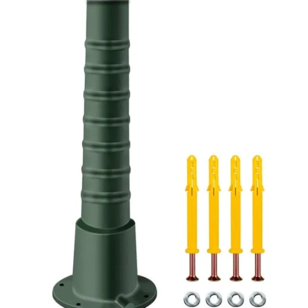 Outlet Pumpestativ i støbejern til svengelpumpe 22,86x22,86x66 cm. Lakeret håndpumpe til haven, dammen eller gården med 8 mm vægtykkelse. Springvand & Damme