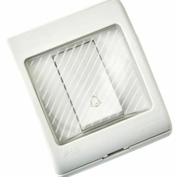 Bevægelsesdetektorer^Push button for doorbell SCS SENTINEL CAC0003 (230 V)
