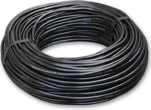 Online PVC SORT slange til mikrosprinklere, 4 x 7mm, 100m Vanding