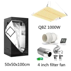 Outlet Quantum Grow Kit, 1000W Fuldspektrum, Egnet til VEG/Bloom,SQB50 Kit Til Plante- & Urtedyrkning