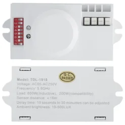 New Radarinduktionsmikrobølge-switchsensorstyringsudstyr TDL-1918 5,8 GHz Bevægelsesdetektorer
