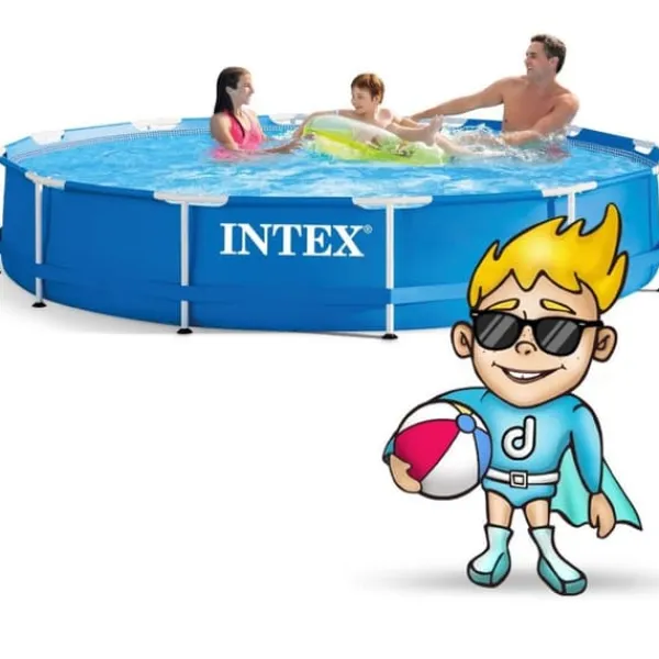 Pooler^Ramme havepool 366 x 76 cm INTEX 28210