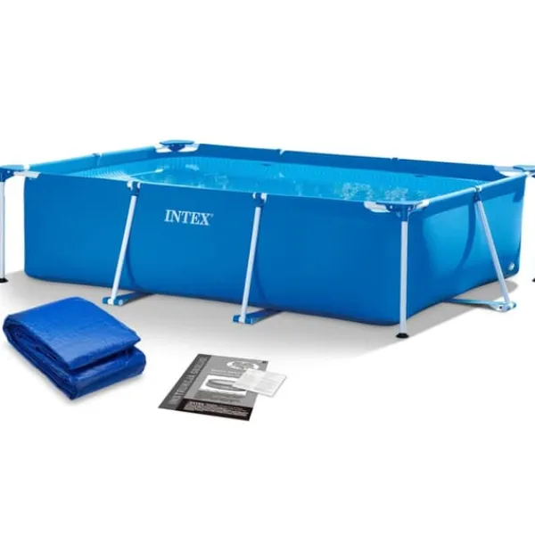 Hot Ramme havepool 300 x 200 x 75 cm 2 i 1 INTEX 28272 Pooler