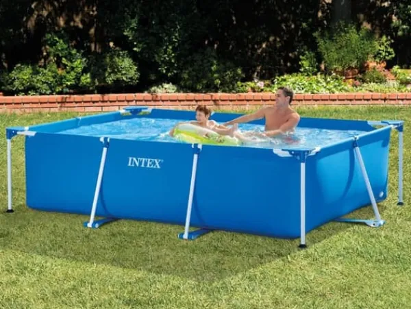 Hot Ramme havepool 300 x 200 x 75 cm 2 i 1 INTEX 28272 Pooler