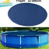 Online RAMROXX 12ft Solardække til pool - Sort & Blå, 366cm, UV-stabiliseret PE, Opvarmer vand 4-8°C Pool- & Spatilbehør