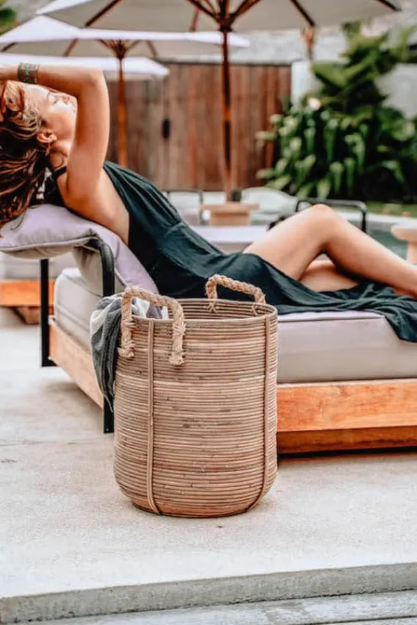 Krukkeplanter Indendørs^RATTAN KURV AZURE S