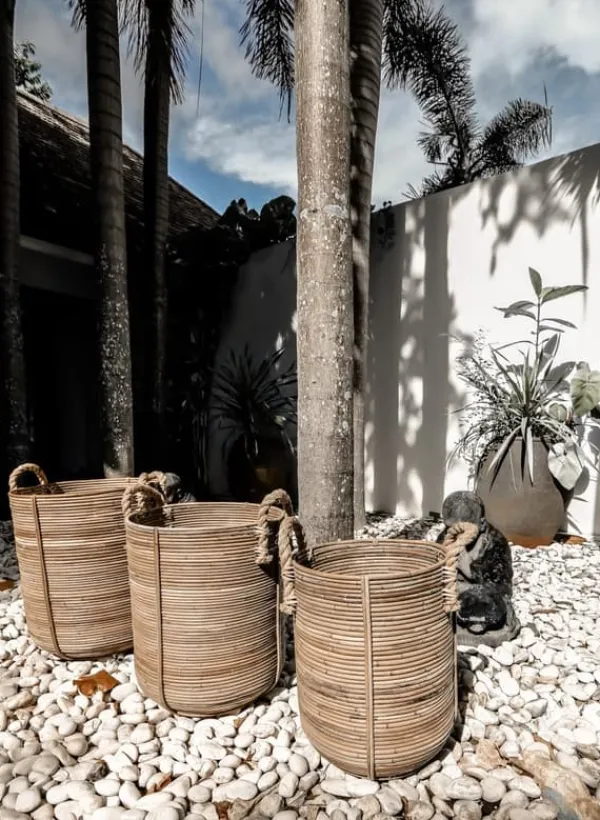 Krukkeplanter Indendørs^RATTAN KURV AZURE S