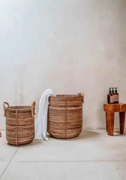 Krukkeplanter Indendørs^RATTAN KURV AZURE S