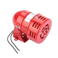 Brandalarm^Rød mini metalmotoralarm - industriel lyd elektrisk tyverisikring