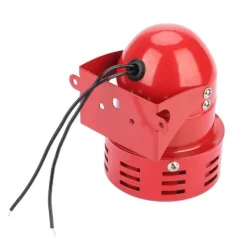 Brandalarm^Rød mini metalmotoralarm - industriel lyd elektrisk tyverisikring