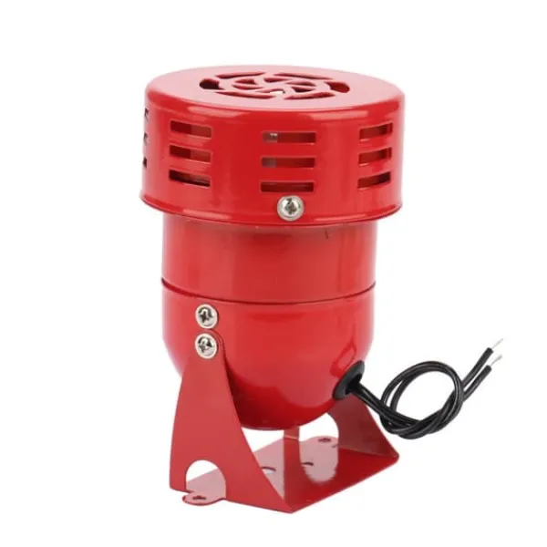 Brandalarm^Rød mini metalmotoralarm - industriel lyd elektrisk tyverisikring
