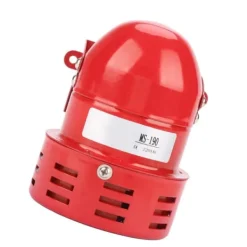 Brandalarm^Rød mini metalmotoralarm - industriel lyd elektrisk tyverisikring