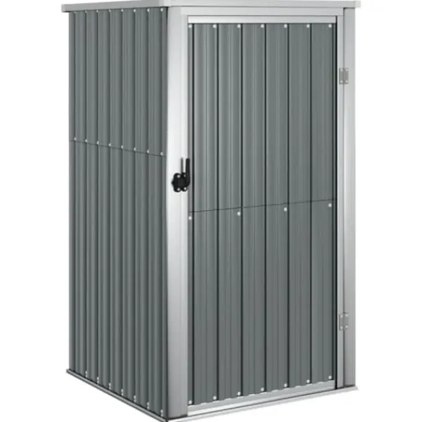Online Redskabsskur til haven - Galvaniseret stål | Størrelse: 88x89x161 cm | Farve: Grå Skure, Garager & Carports