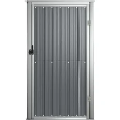 Online Redskabsskur til haven - Galvaniseret stål | Størrelse: 88x89x161 cm | Farve: Grå Skure, Garager & Carports