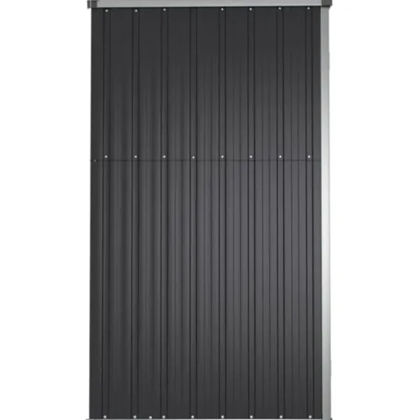 Online Redskabsskur til haven 161x89x161 cm galvaniseret stål antracit - Værktøjsskur - Værktøjsskure - Home & Living Skure, Garager & Carports