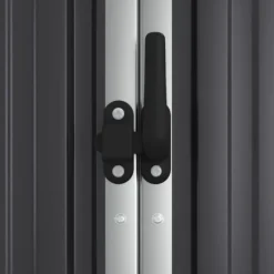 Online Redskabsskur til haven 161x89x161 cm galvaniseret stål antracit - Værktøjsskur - Værktøjsskure - Home & Living Skure, Garager & Carports