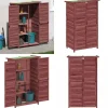 Outlet Redskabsskur til haven 83x57x140 cm massivt fyrretræ mokkafarve - Værktøjsskur - Værktøjsskure - Home & Living Skure, Garager & Carports