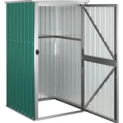 Outlet Redskabsskur til haven 88x89x161 cm galvaniseret stål grøn - Værktøjsskur - Værktøjsskure - Home & Living Skure, Garager & Carports