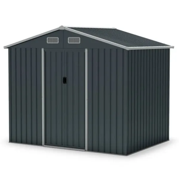 Outlet Redskabsskur, 235x171x196 cm, Grå Skure, Garager & Carports