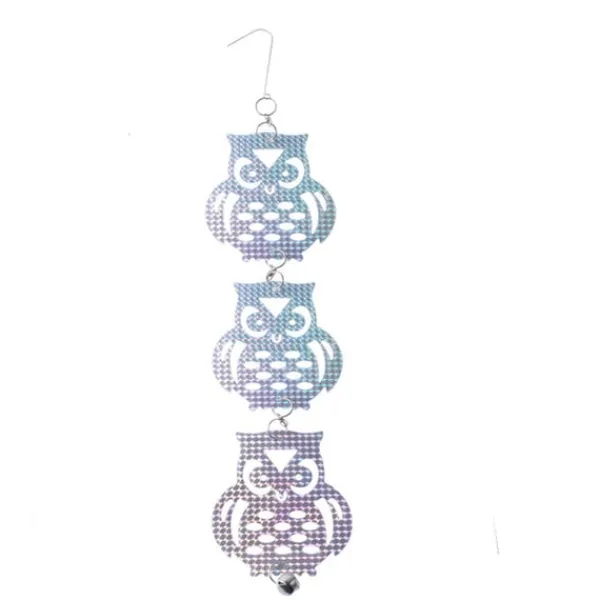 Til Fugle & Småvildt^Reflekterende fugleskræmsel i form af ugler 4 Pack