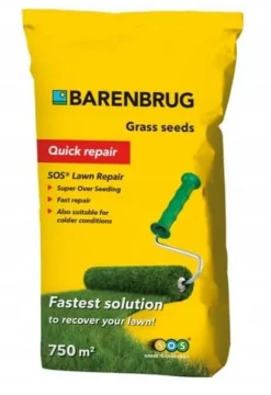 Frø^REGENERERING AF GRÆS TIL EFTERSÅNING Barenbrug SOS Quick Repair 15 kg PLÆNREPARATION