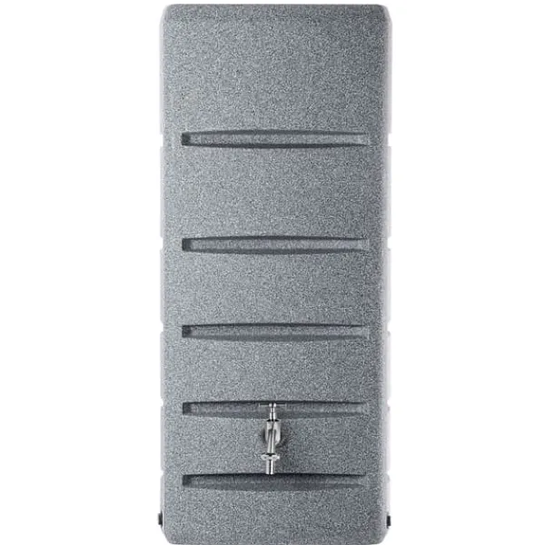 New Regnvandstank, 260L kapacitet, holdbart plastik, smart dræningsdesign, overjordisk stabilitet, moderne granitfinish Regntønder