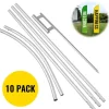 Discount Reklameflagstang: 10 x fjerflag, 16 fod vindstille sæt med jordspyd, inkl. 6 Swooper-flag - perfekt til butiksskiltning! Flag & Vindposer