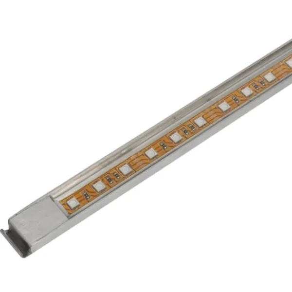 Discount Rektangulær vandfaldsfontæne med LED-lys rustfrit stål 60 cm - Fontæner Springvand & Damme