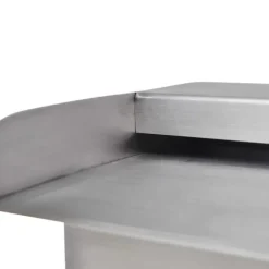 Hot Rektangulær vandfaldsfontæne med LED-lys - Rustfrit stål | Størrelse: 30 cm Springvand & Damme
