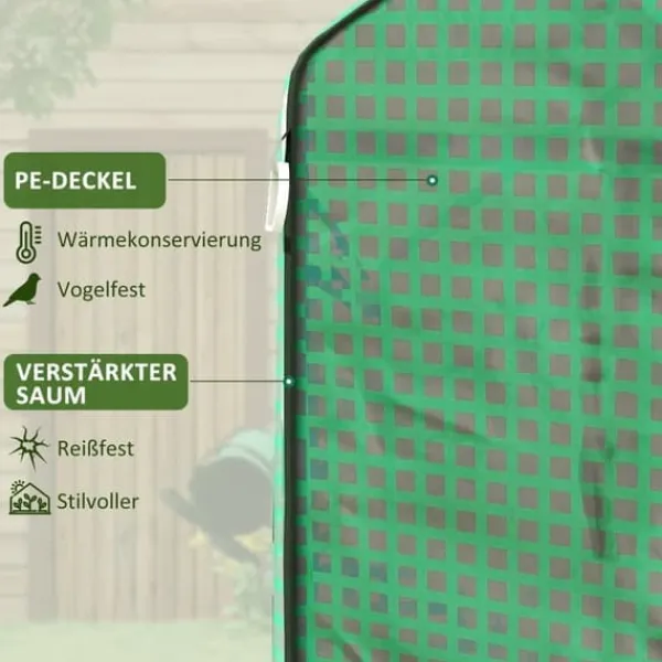 Clearance Reservefolie i PE med UV-beskyttelse til drivhus, rulleport & sidevinduer Drivhus