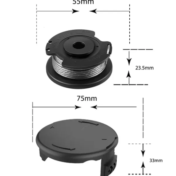 Best Reservespole og beskyttelsessæt til Bosch Easy GrassCut 18-230 Havemaskiner