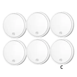 Best Røgalarm, 10-års batterilevetid, 85 dB alarm,6PC Røg- & Kulmonoxiddetektorer