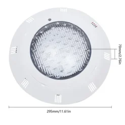 Pool- & Spatilbehør^RGB LED Pool Light, Vandtæt IP68, 11 Farvemodes, 2500 Lumen