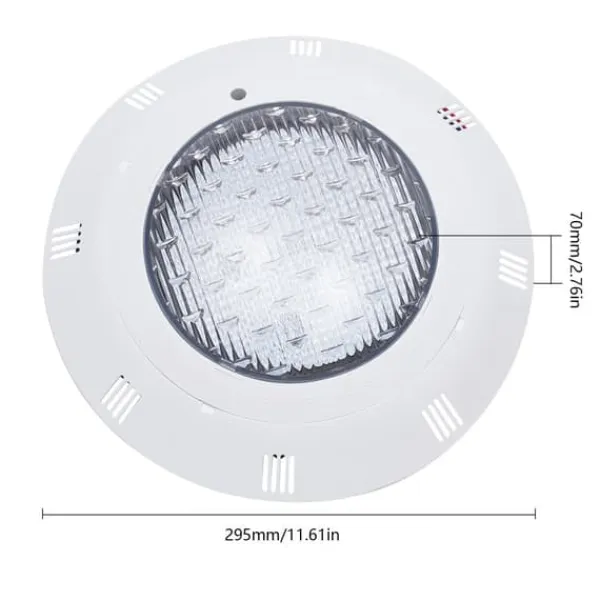 Pool- & Spatilbehør^RGB LED Pool Light, Vandtæt IP68, 11 Farvemodes, 2500 Lumen