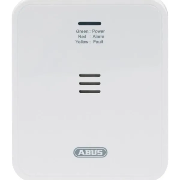 New Røgdetektor - ABUS - COWM370 - Kan tilsluttes - 85 dB alarm - 40 m² beskyttelse - 10 års lithiumbatteri Røg- & Kulmonoxiddetektorer