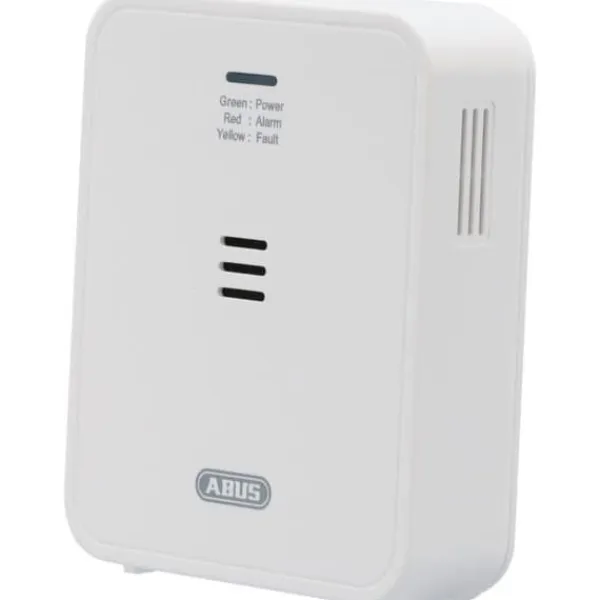 New Røgdetektor - ABUS - COWM370 - Kan tilsluttes - 85 dB alarm - 40 m² beskyttelse - 10 års lithiumbatteri Røg- & Kulmonoxiddetektorer