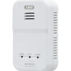 New Røgdetektor - ABUS - GWM100ME - Kan tilsluttes op til 10 enheder - 85 dB alarm - 10 års lithiumbatteri Røg- & Kulmonoxiddetektorer