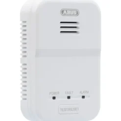 New Røgdetektor - ABUS - GWM100ME - Kan tilsluttes op til 10 enheder - 85 dB alarm - 10 års lithiumbatteri Røg- & Kulmonoxiddetektorer