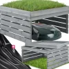 Outlet Robotplæneklipper garage Hortus - grå Havemaskiner