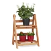 Best Robust blomstertrappe i træ Plantestativer