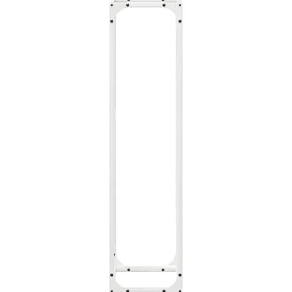 New Robust brændestativ i koldvalset stål | 25x25x100 cm | Farve: Hvid Tilbehør Til Brændeovne & Pejse