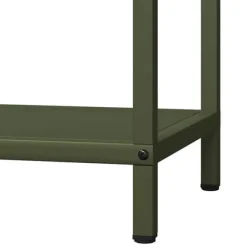 Online Robust brændestativ i koldvalset stål - Pejsebrændeholder | Farve: Olivengrøn | Størrelse: 40x25x60 cm Tilbehør Til Brændeovne & Pejse