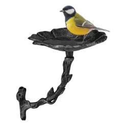 Til Fugle & Småvildt^Robust fuglebad i støbejern til væggen