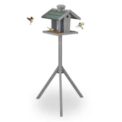 Best Robust fuglefoderautomat med stativ Til Fugle & Småvildt