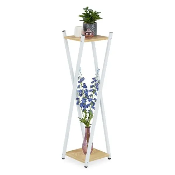 Sale Robust høj blomsterstander med 2 niveauer Plantestativer