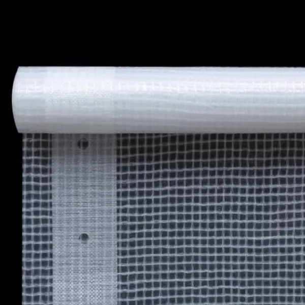 Drivhus^Robust Leno-Presenning 260 g/m² - Alsidig beskyttelse | Størrelse: 1,5 x 10 m | Farve: Hvid